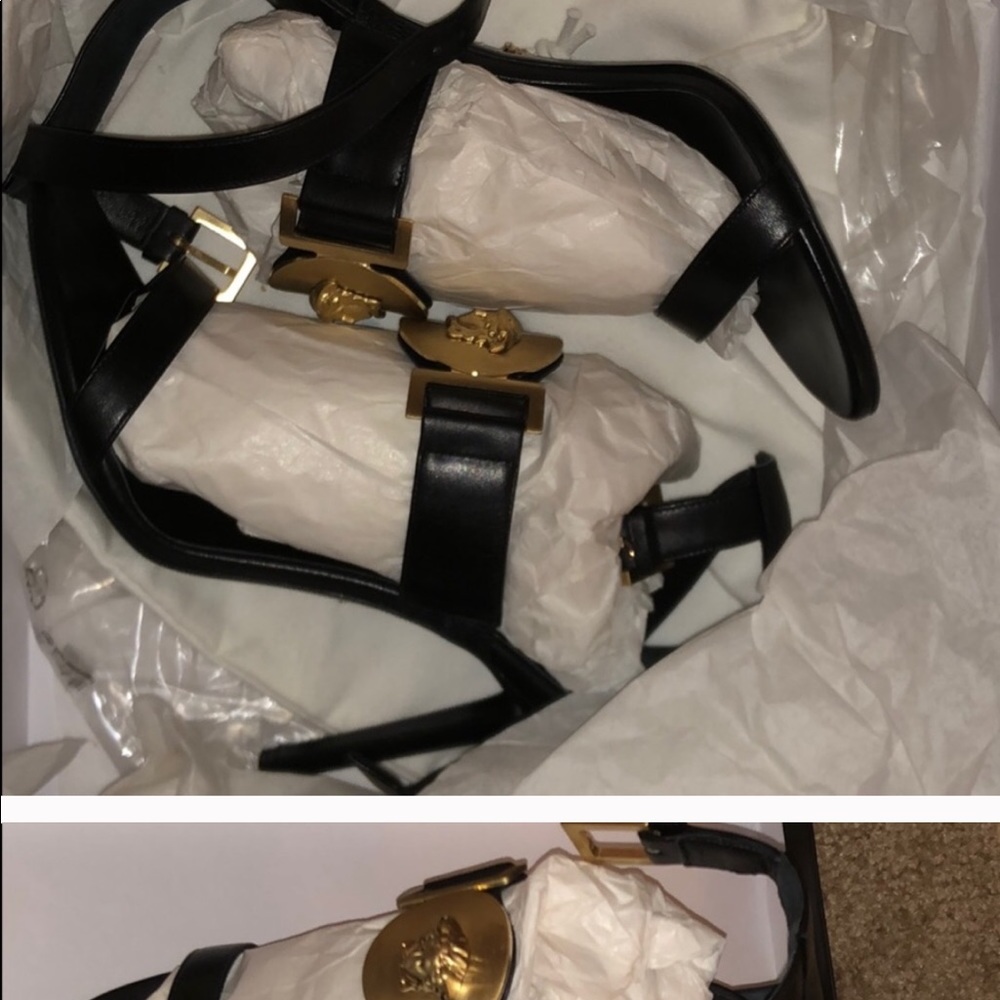 Versace sandal heel